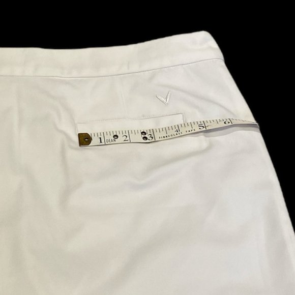 COPY - CALLOWAY Golf Skort Shorts under Skirt Sz 8-10 Stretchy Zip Pockets - Picture 8 of 10